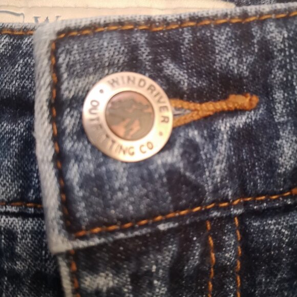 Wind River Ladies Fleece Lined Medium Wash Classic Fit Blue Jeans - Picture 7 of 13